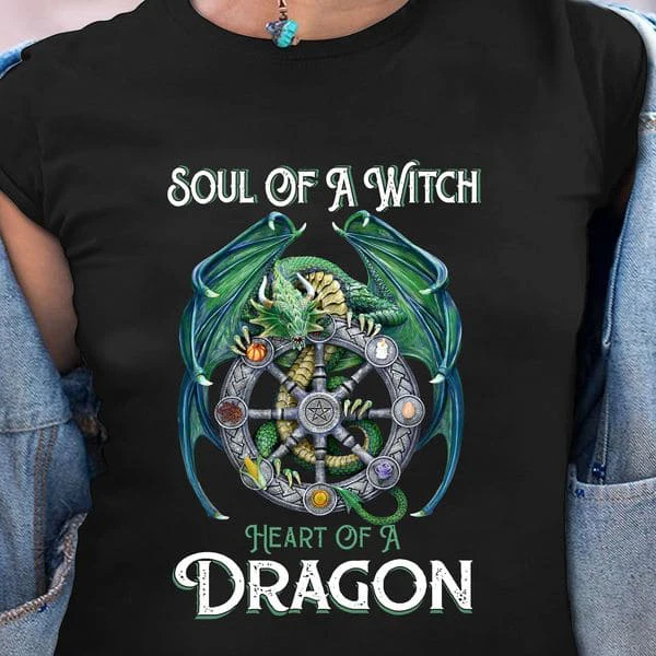 

Soul Of A Witch, Heart Of A Dragon-Unisex T-shirt