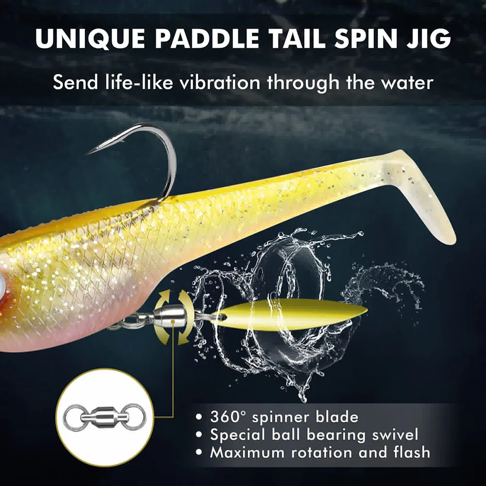 

Fishing Fish 6x/set Lure Bait 6.5cm Length 6pcs/set Bait Fake Fish Fishing Lure Rotating Sequin Soft High Quality