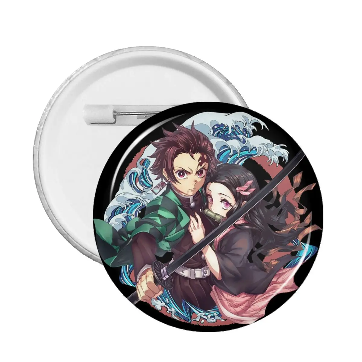 

Demon Slayer Soft Button Pin Funny Lapel Badge Anime Japan Jewelry Brooch Pins Decoration Gift Badges