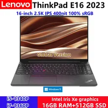 Lenovo Laptop ThinkPad E16 2023 13th Gen i5-1340P/i7-1360P 16GB RAM+512GB SSD 16-Inch 2.5K IPS 400nit Screen Notebook PC Newest