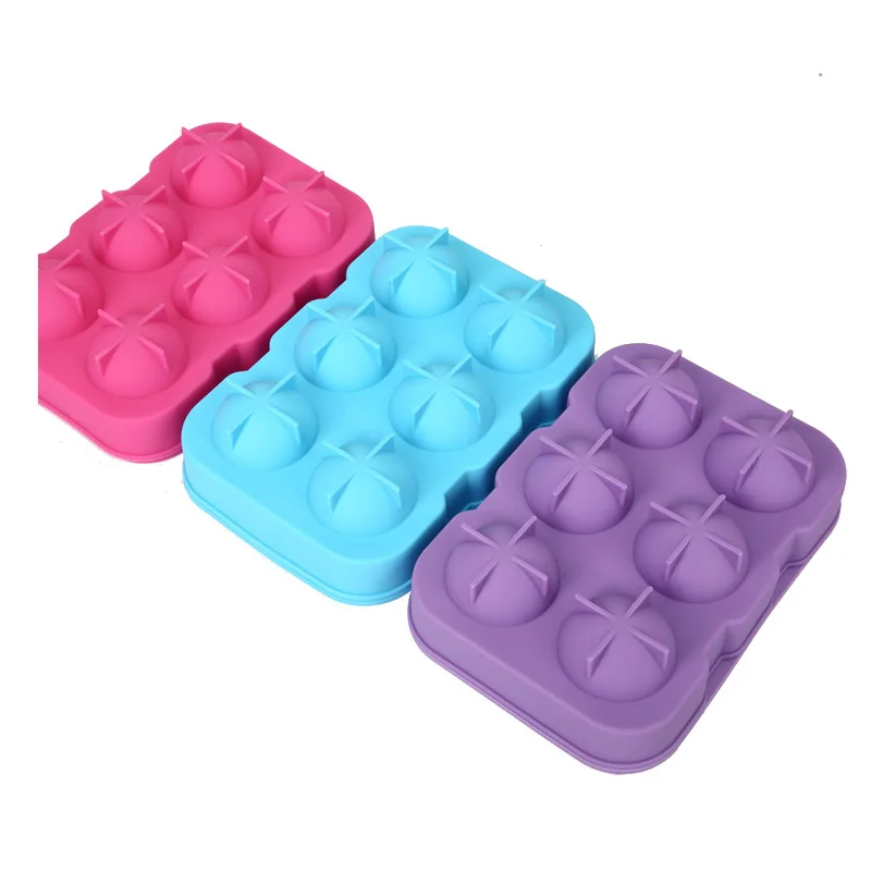 

Ice Ball Mold 3D Rectangle Ball Ice Cube Maker Silicone Ice Cube Trays for For Party Bar Summer Whisky Drinks Silicone Molds