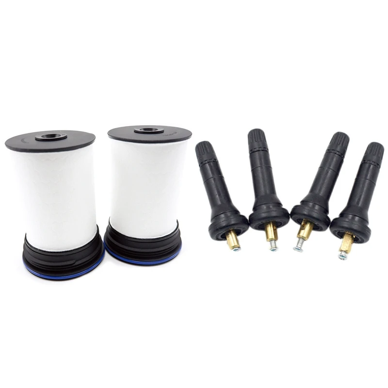 

1 Set Type Tire Pressure Sensor Tpms Valve Stem Nozzle For Chevrolet Renault Ford & 1 Set Filtration Fuel Filters