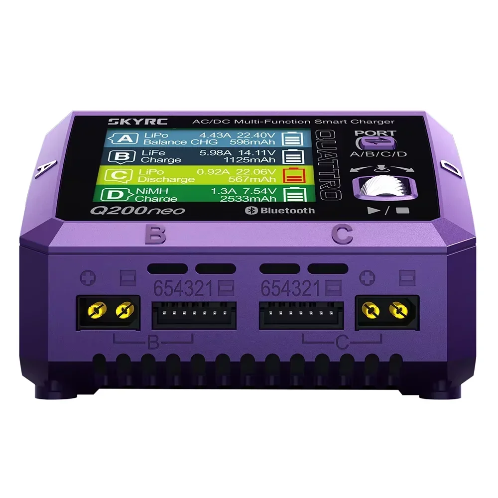 SkyRC Q200neo Lipo Балансное зарядное устройство Разрядник AC200W DC400W 10A для 1-6S LiPo Li-ion Life LiHV