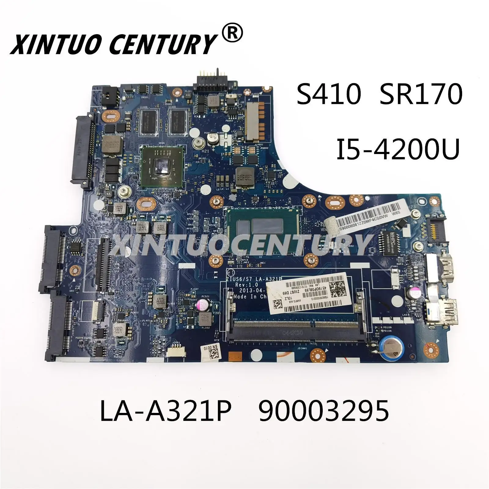 

Lenovo S410 placa-mãe LA-A321P 90003295 SR170 i5-4200U CPU 100% test