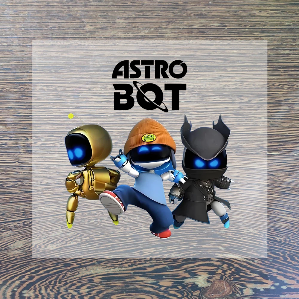 Фото Наклейки-аппликации Astrobotes для одежды, термотрансферные аниме-стикеры для футболок, детская одежда, виниловые наклейки на заказ №4