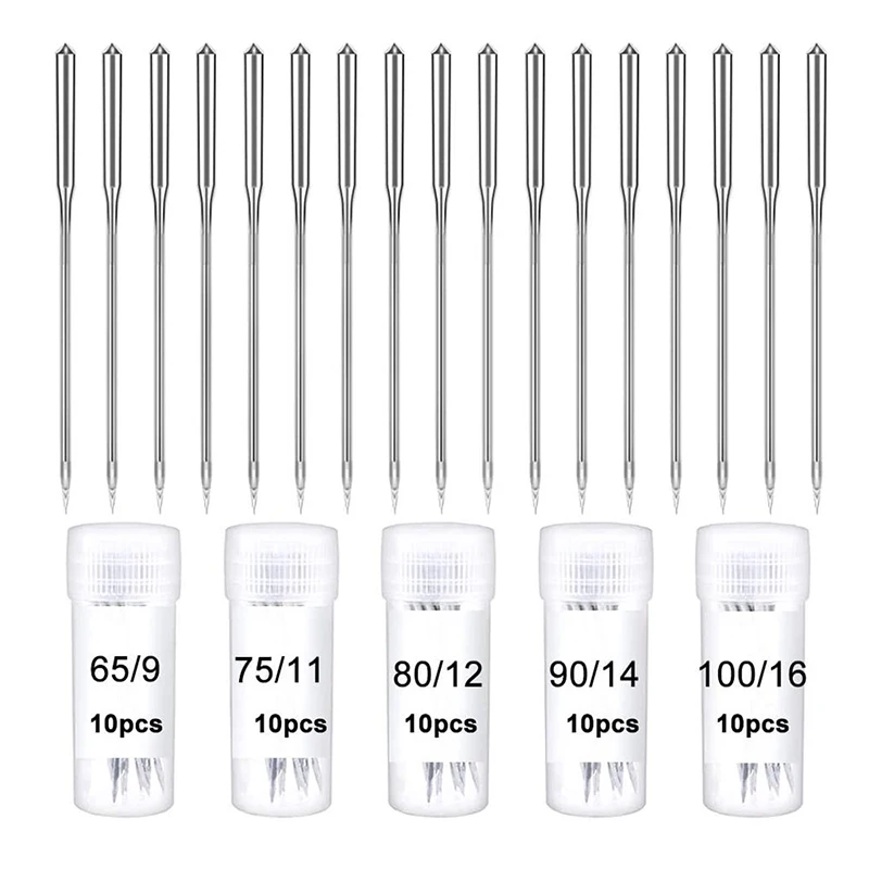 

10pcs/pack Sewing Machine Needles Sharp Universal Regular Point Sewing Needles For Most Household Sewing Machine Accessories