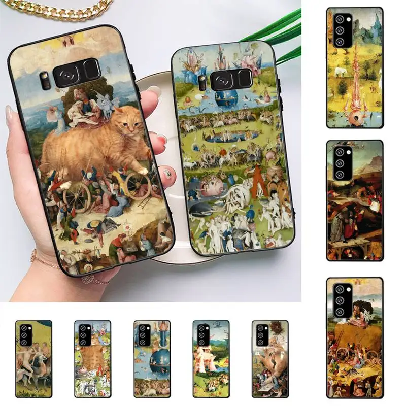 

RuiCaiCa Hieronymus Bosch Art Painting Phone Case For Samsung Galaxy Note 10Pro Note 20ultra cover for note20 note 10lite M30S