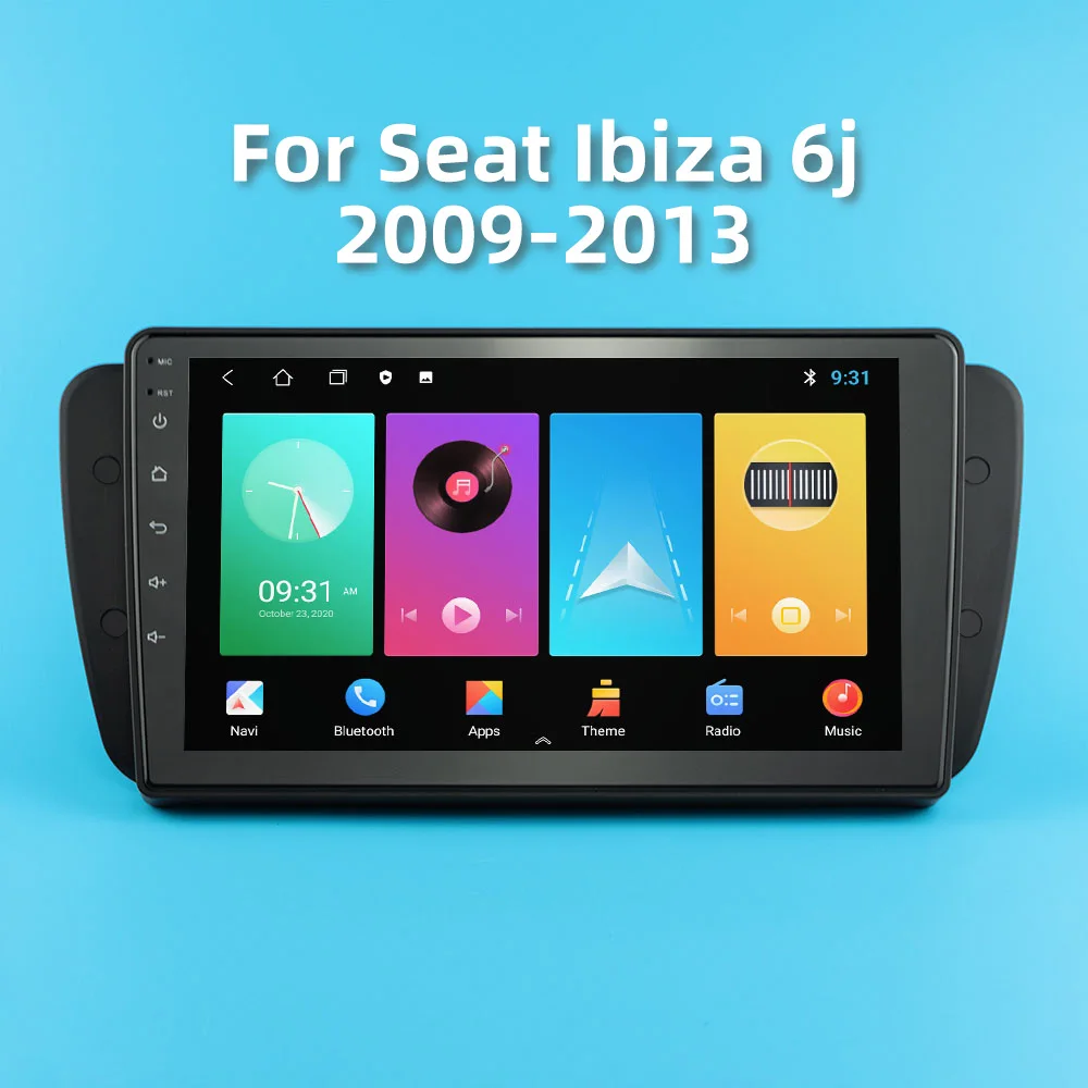 2 Din Android For Seat Ibiza 6J 2009 - 2013 Car Radio GPS Navigation Multimedia Auto Audio Player Head Unit Autoradio