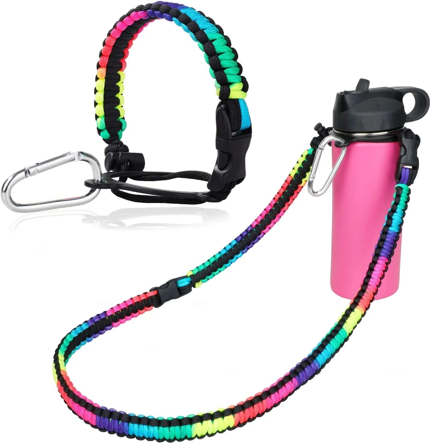 12oz To 64oz Durable Carrier Water Bottle Handle Strap