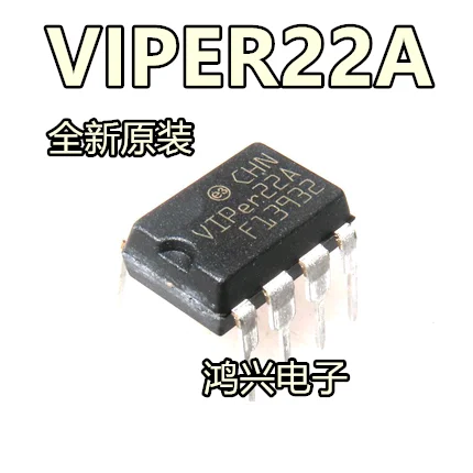 

30 шт. Оригинальный Новый 30 шт. Оригинальный Новый переключатель VIPer22A DIP-8 чип источника питания встроенный блок VIPER22