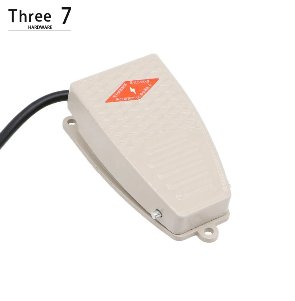 Ekw-5a-b AC 380V DC 220V SPDT Мгновенный Переключатель с проводным ножным переключателем, ножная педаль, корпус из алюминиевого сплава