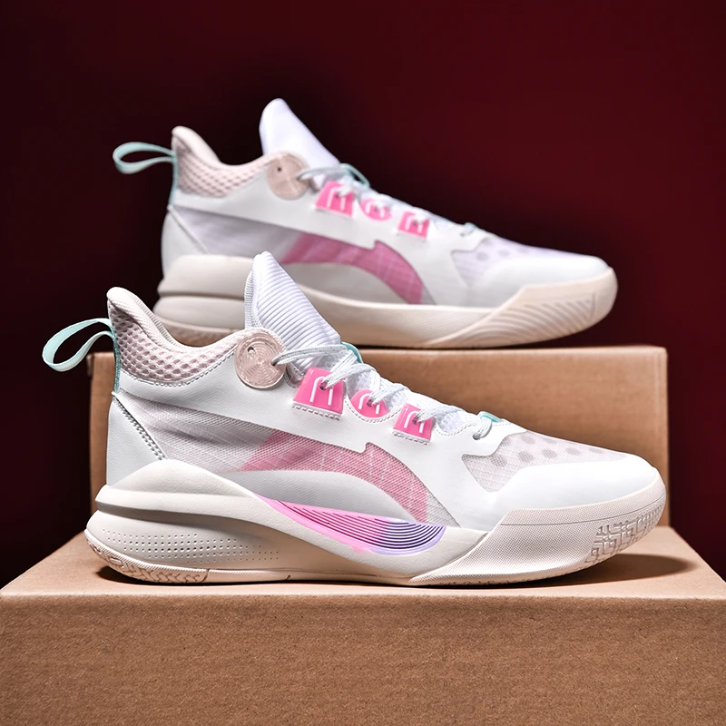 

High Basketball Sneakers Men Shoes Non Slip Sport Shoe Couples Wearable Basketball Boots Men Women High Top Training Sneakers