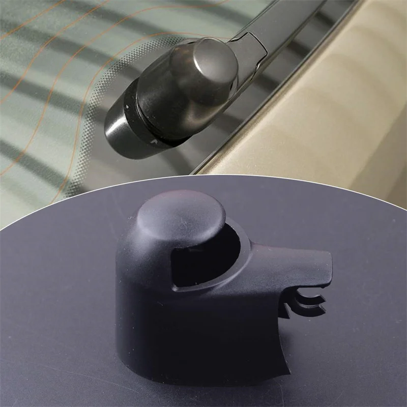 

For VW Golf 5 Passat B6 B7 Polo Tiguan Touran MK5 Caddy Rear Windshield Washer Window Wiper Arm Blade Cover Cap Black