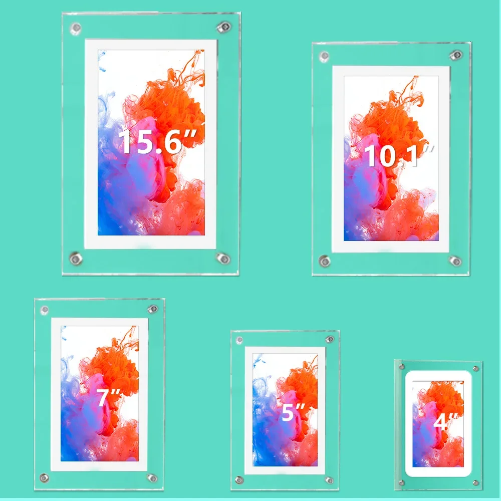 Высокопрозрачная акриловая фоторамка цифровая 5 дюймов электронный фотоальбом