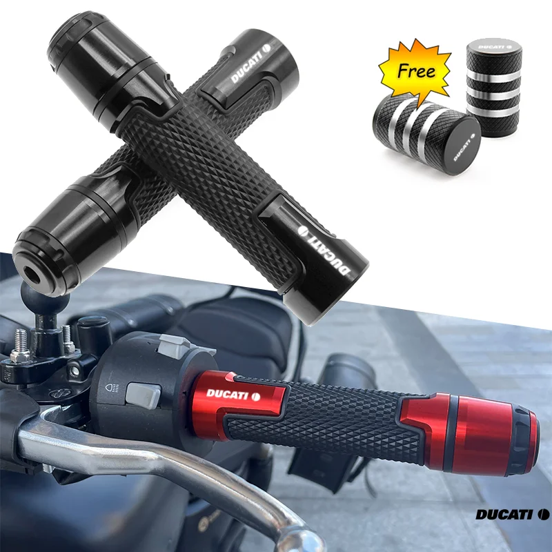 

For Ducati Multistrada 950 1100 1260 1200 S Sport Grand Tour 7/8'' 22MM Motorcycle Aluminum Accessories non slip HandleBar Grips