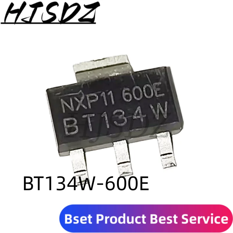 10 Uds. Оригинальный оригинальный чипсет IC BT134W-600E SOT223 BT134-600 BT134W 600E SOT-223 SMD nuevo y
