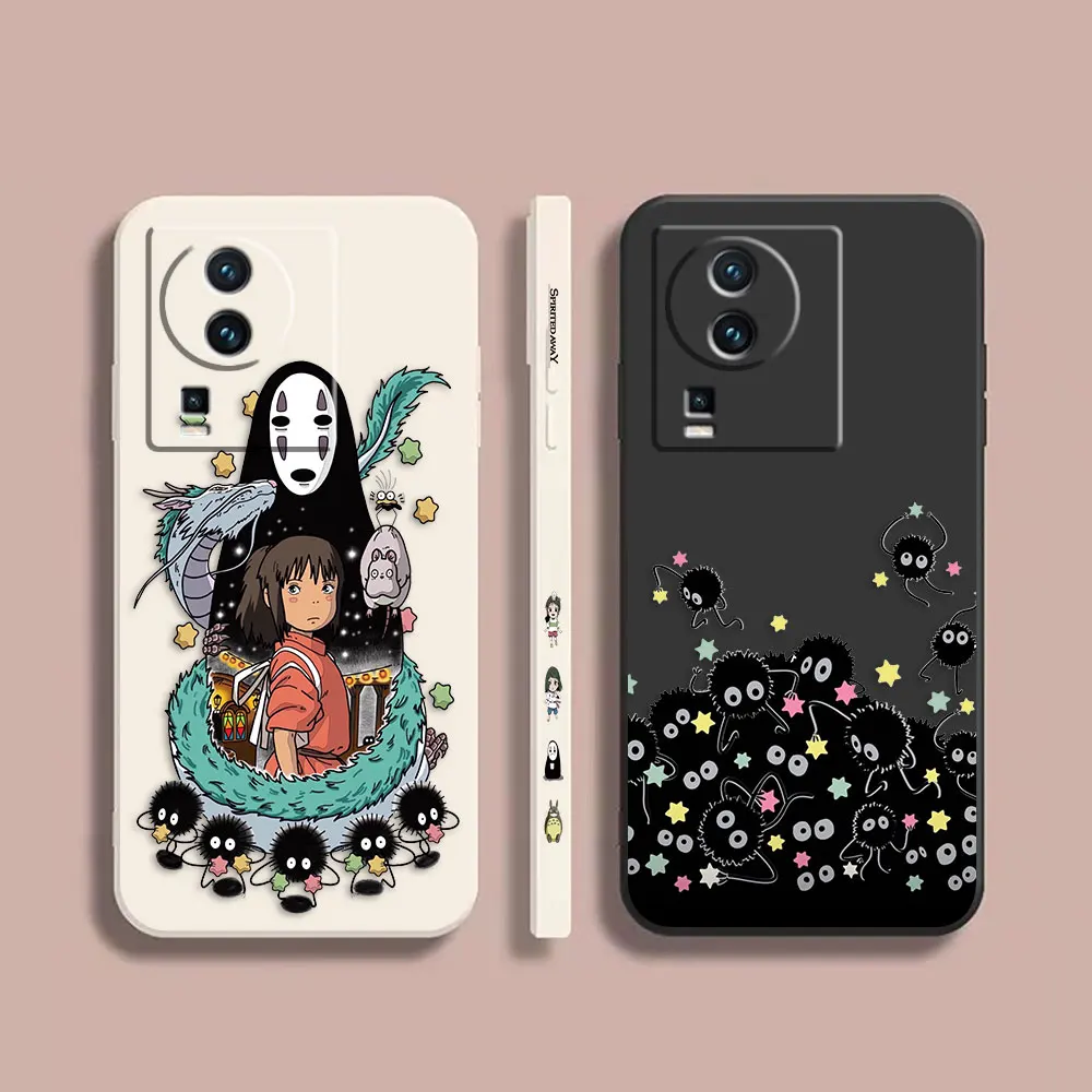 

Phone Case For VIVO IQOO 5 7 8 9 10 11 Pro 5G Z3 Z5 Z6 Z7 NEO3 5 5S 6 7 Simple Case Cover Funda Cqoue Shell Anime Spirited Away