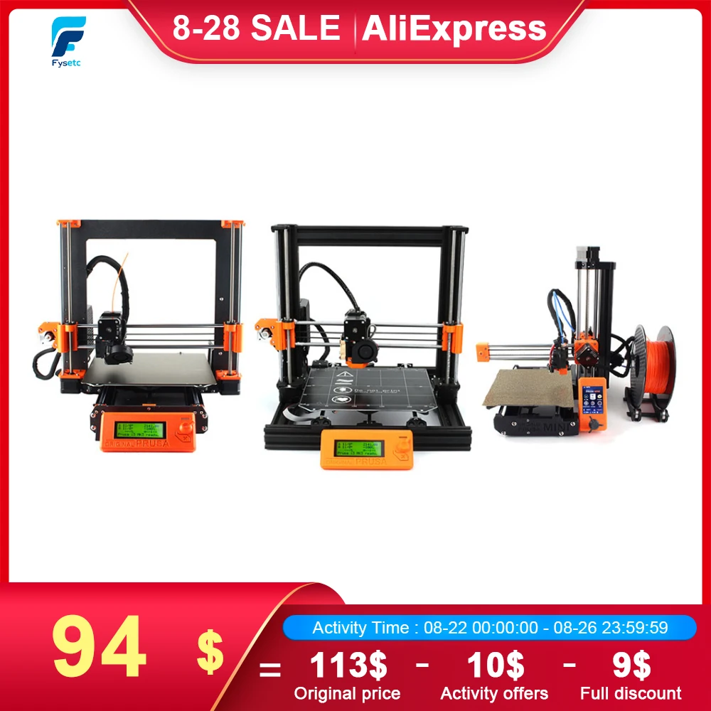 Полный комплект для копирования Prusa i3 MK3S полный mini DIY MK2. Фонарик MMU2S 3D-принтера |