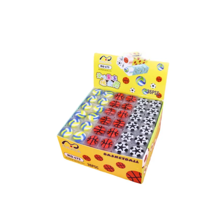 3 шт. Lytwtw's милый кавайный креативный спортивный ластик в виде шара школьные