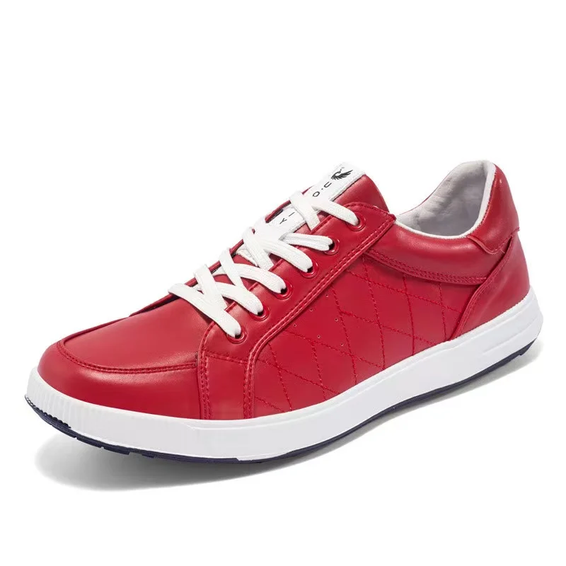 Waterproof  Genuine leather Golf Shoes Men Euro Size 39-47 Light Golf Trainers Anti Slip Athletic Sneakers Training Sport Shoes