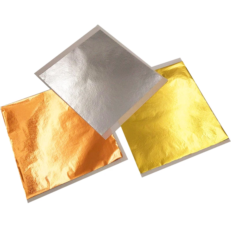 

100/200 листов, имитация золотой фольги, целый лист 9*9 см, «сделай сам», торт, десерт, дизайн ногтей, украшение, искусственная бумага