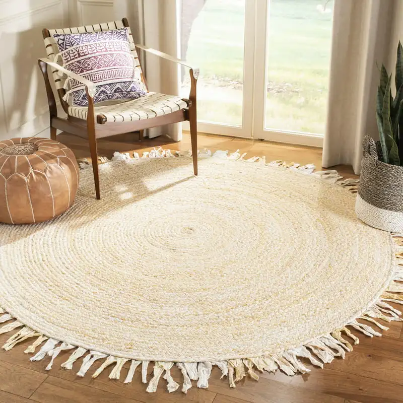 

Collection BRD451B Handwoven Beige Rug