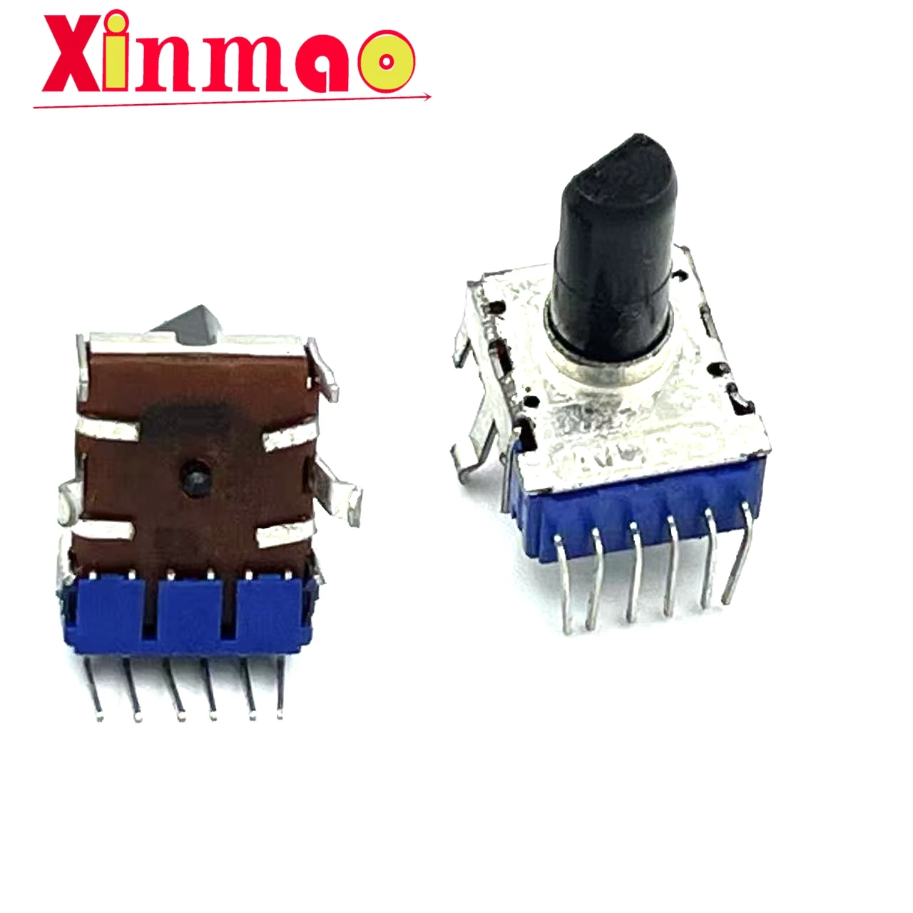 Japanese Alps brand rk12 potentiometer b50kx2 shaft length 14mm 6 feet | Switches