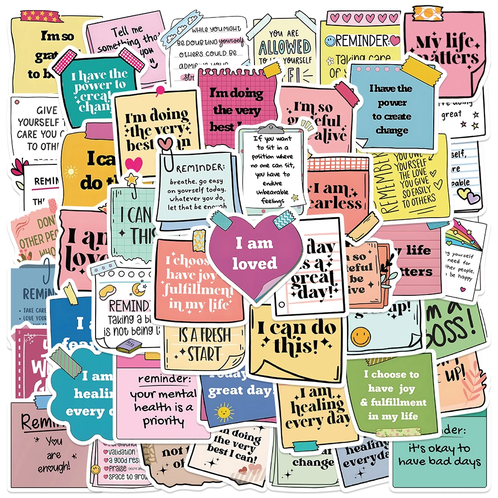 50 шт. наклейки для холодильника ноутбука телефона