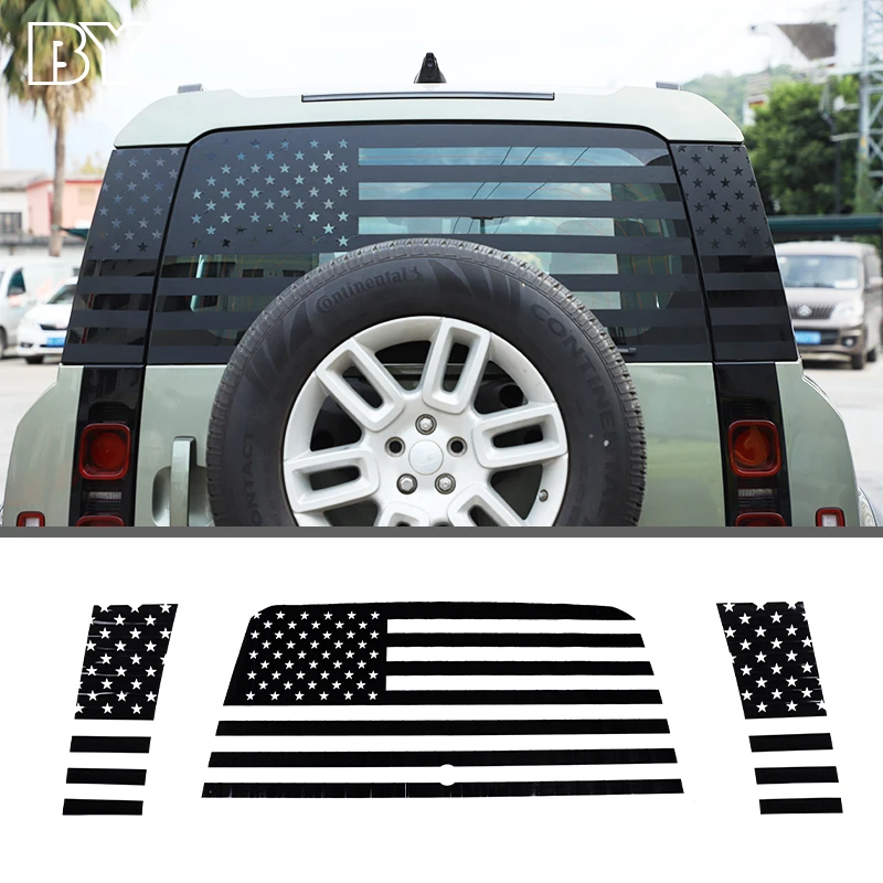 

Для Land Rover Defender 90 110 2020-2023 Автомобильная наклейка кузов Машины окно заднее стекло Автомобильное украшение автомобильный Стайлинг стикер s и н...
