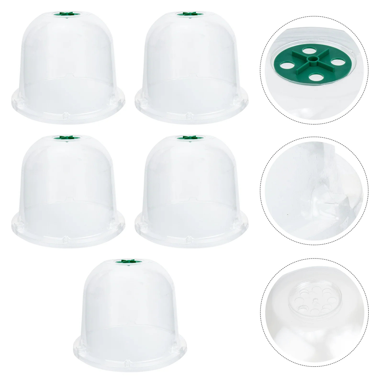 

Cover Dome Garden Greenhouse Cloche Protection Bell Outdoor Protector Guard Domes Humidity Frostplastic Freeze Nursery Clochoe