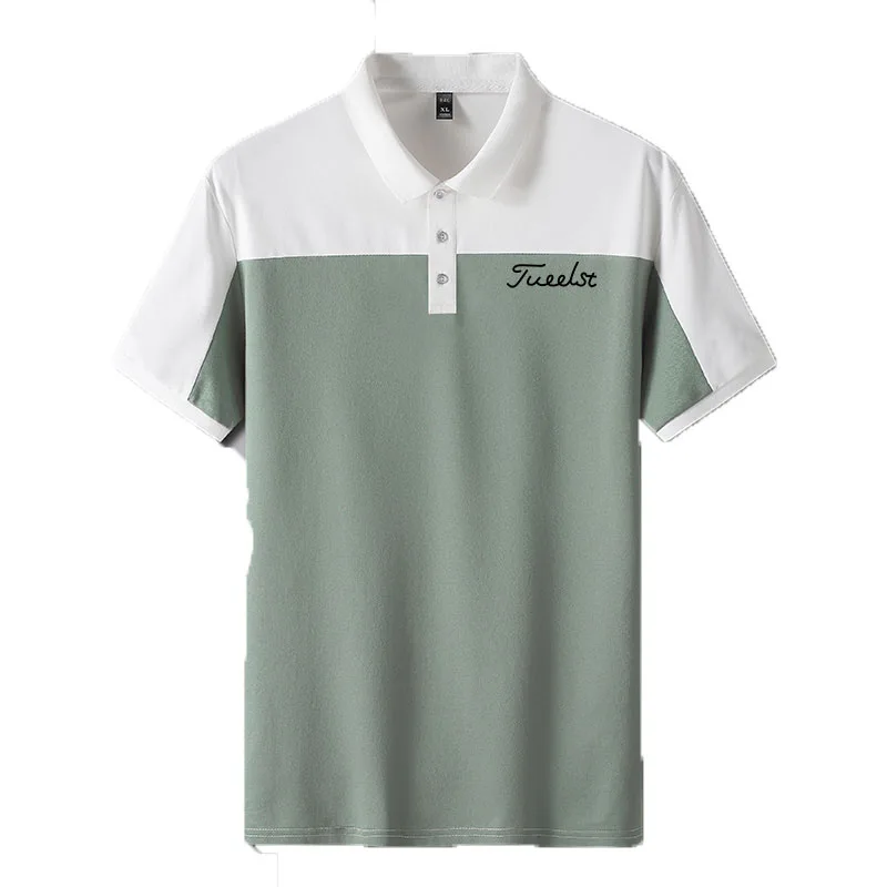 Мужская футболка для гольфа американского бренда 2022 одежда работы летняя