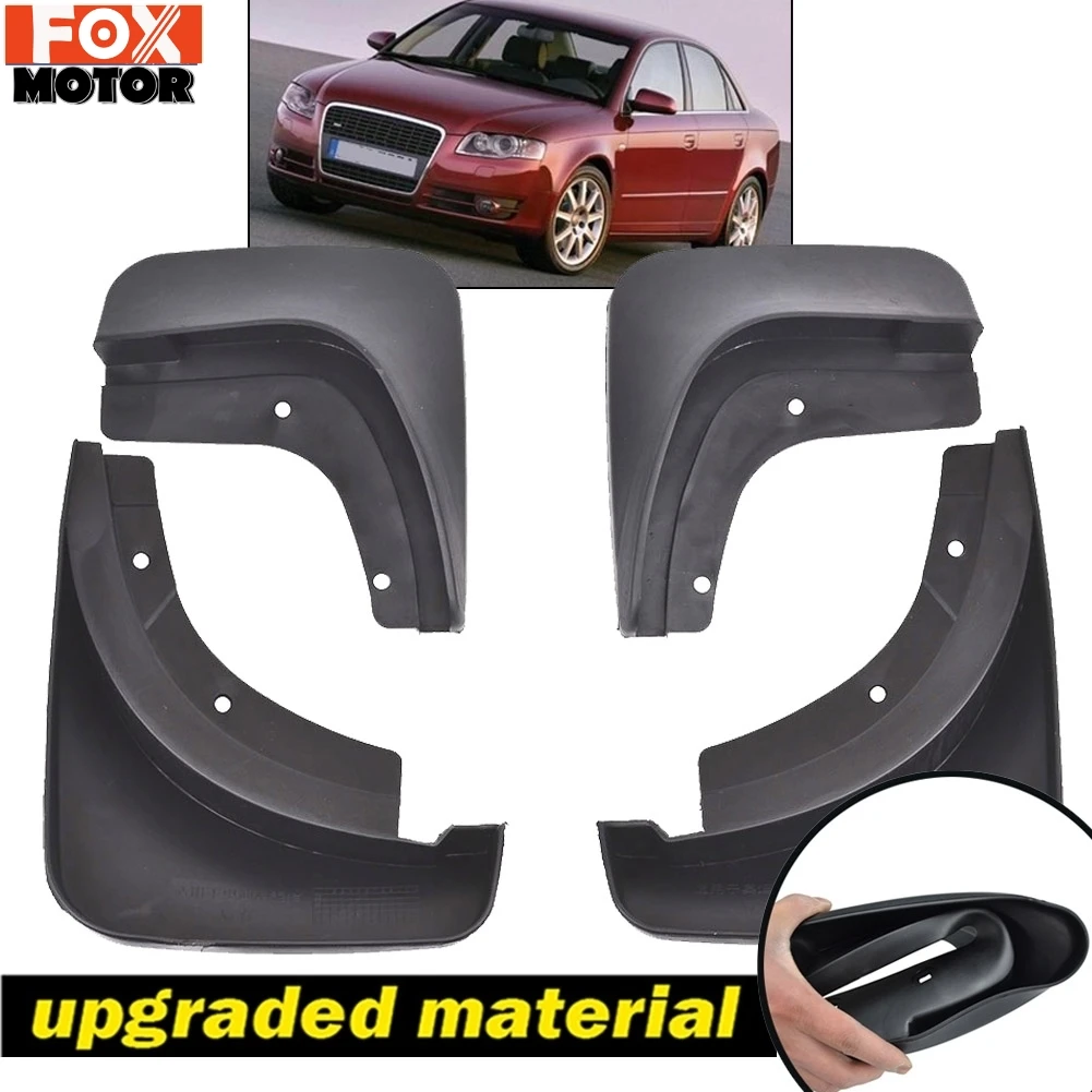

Передние и задние брызговики, брызговики для Audi A4 B7 2005 2006 2007 2008, брызговики, брызговики, аксессуары для крыла