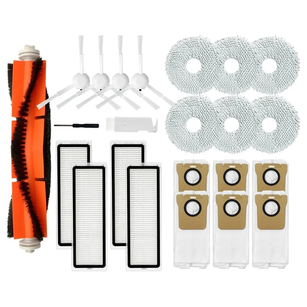 Для Xiaomi Mijia Omni B101CN X10 Plus / Dreame S10 Pro L10S ультра основная боковая щетка Hepa фильтр Швабра