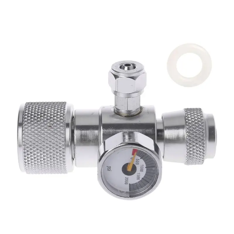 

22mm/0.87" Diameter CO2 Pressure Gauge for JIS M22-14 Regulator Manometer Over 1500PSI Cylinder Reducer Used for Industrial