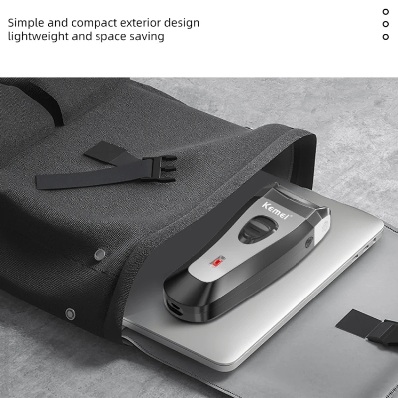 Профессиональная портативная бритва Kemei KM-9038 Foil перезаряжаемый триммер для