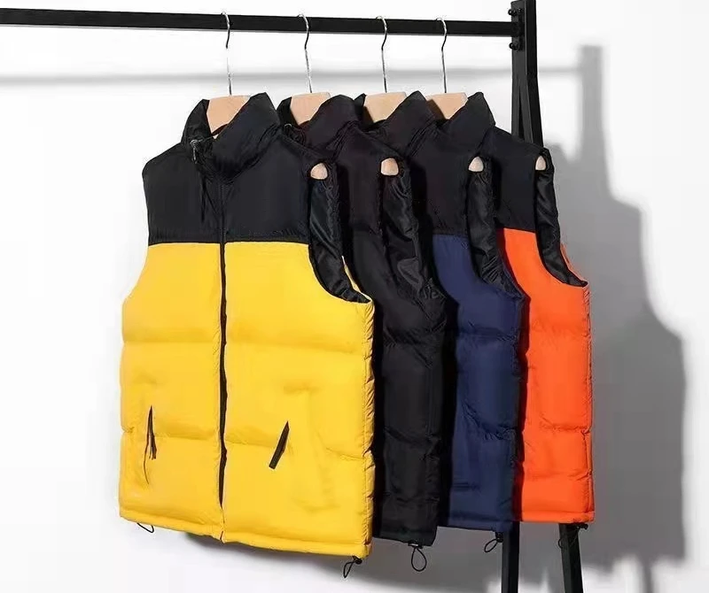 New Winter Warm Men's and Women's Jacket Vest Coat Casual Autumn Stand Collar Down Vest