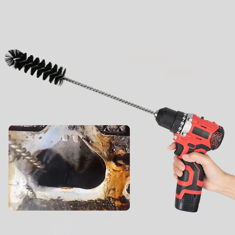 

Reinforced Cleaning Brush for Air Door Carbon Deposit Auto Engine Air Inlet Cleaning Tool Combustion Chamber Cylinder Brush