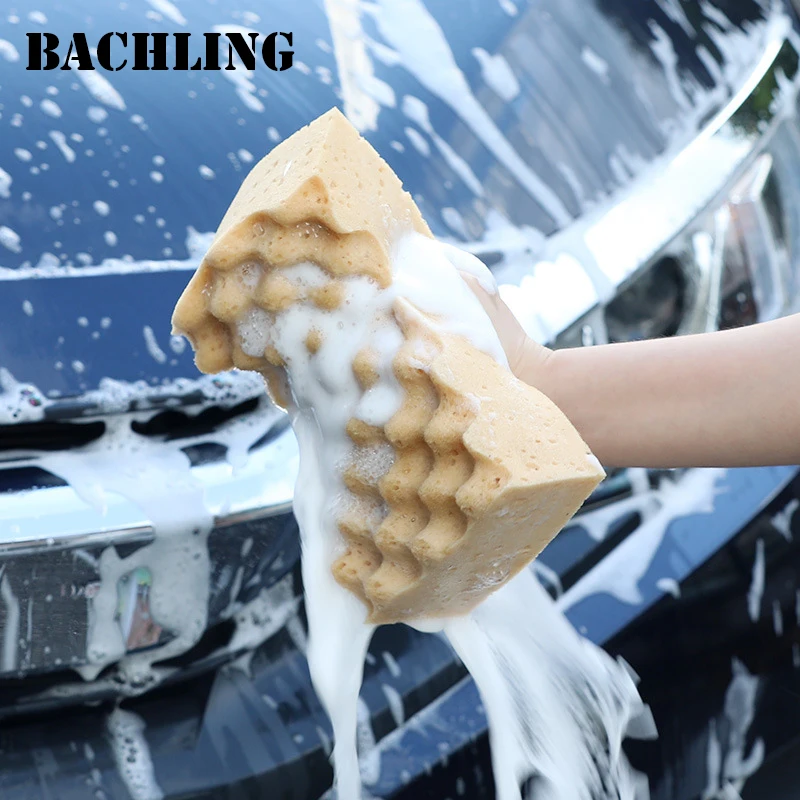 Большая губка для мытья автомобиля блок чистки кузова удаление пятен волнная