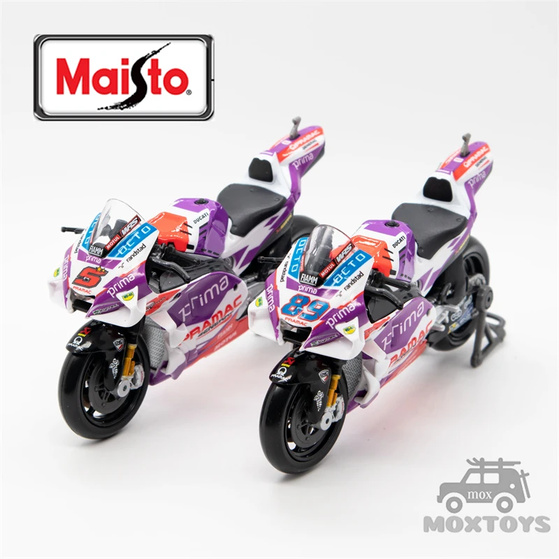 

Maisto 1:18 2022 GP Racing Ducati Pramac Racing 2022 No.5 J.Zarco / No.89 J.Martin