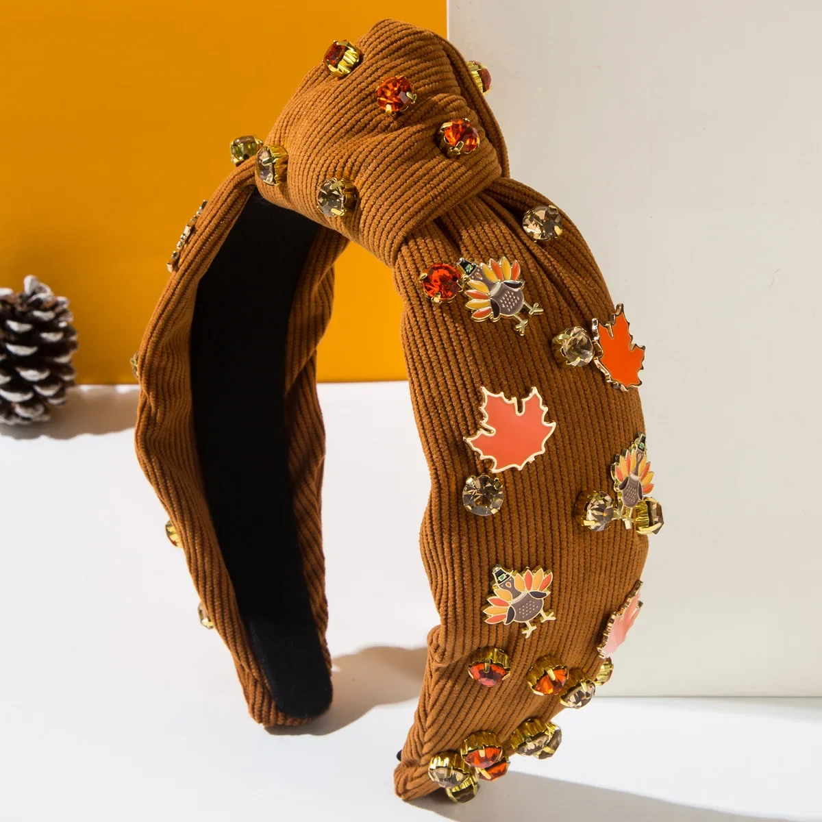 Европейские и американские модные тенденции сплав кленовый лист Турция повязка