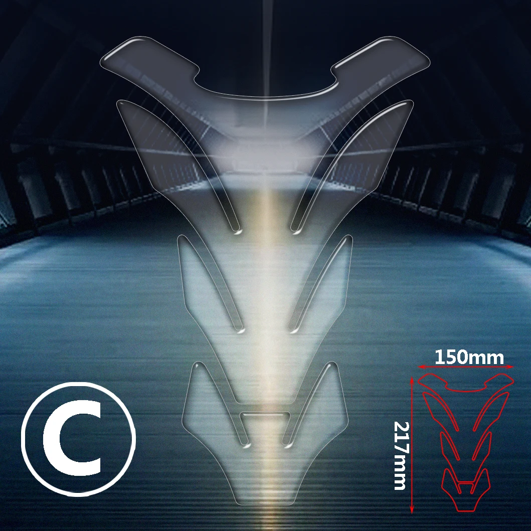 Прозрачные защитные наклейки на бак мотоцикла, универсальные наклейки для Kawasaki, Honda, Yamaha, Suzuki, Aprilia, Benelli, мотоциклетные наклейки