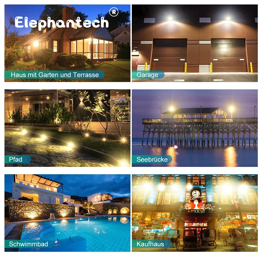 Фонарь с датчиком движения 220 В 100 Вт 50 30 20 10