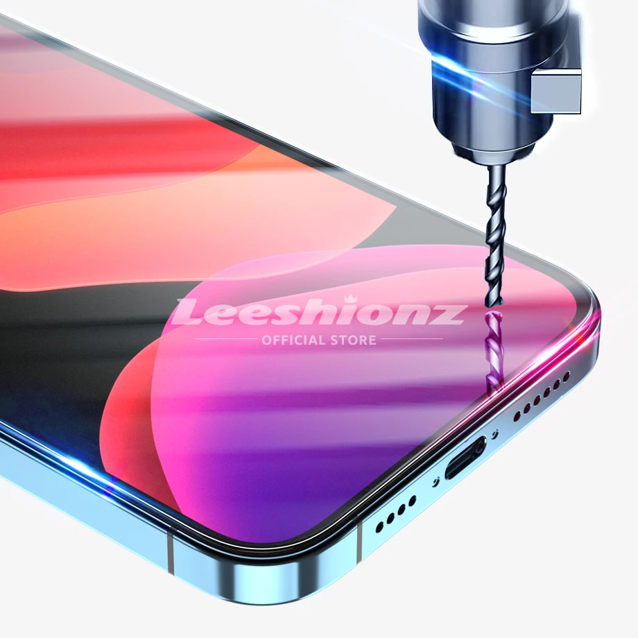 4Pcs Tempered Glass For iPhone 14 13 12 11 Pro Max Screen Protector For iPhone X Xr Xs Max 7 8 6S Plus SE 2020 22 Tempered Glass