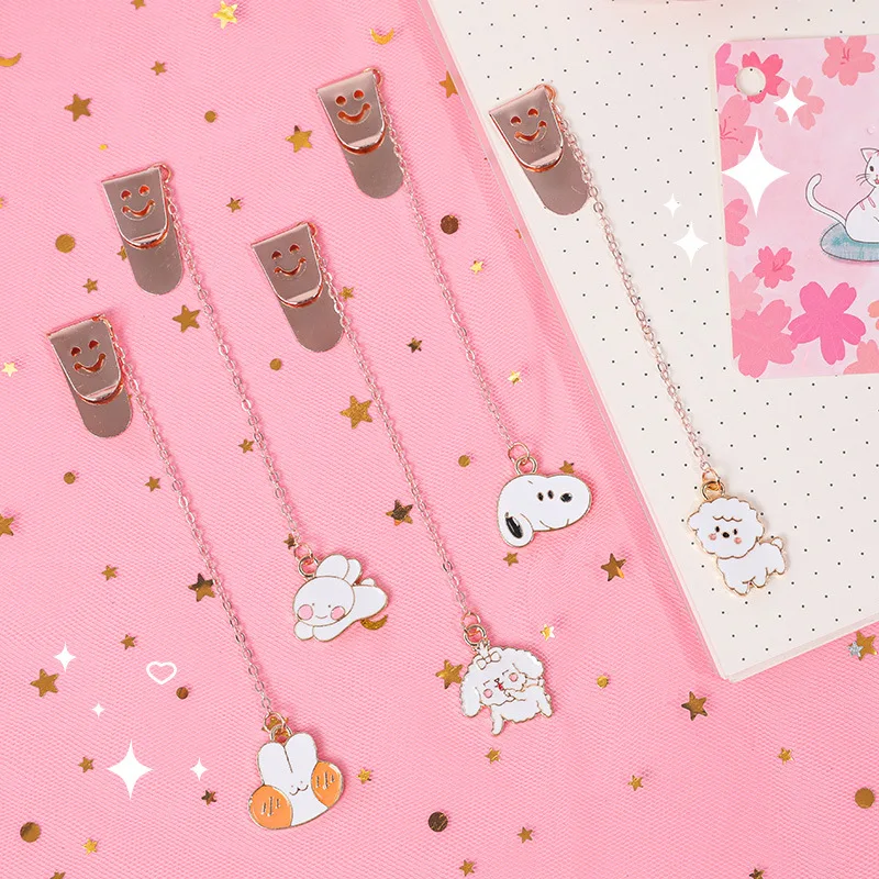 

Cute Bookmark Panda Rocket Bottle Cat Claw Meteor Rabbit Cartoon Bookmark Stationery School Office Supply