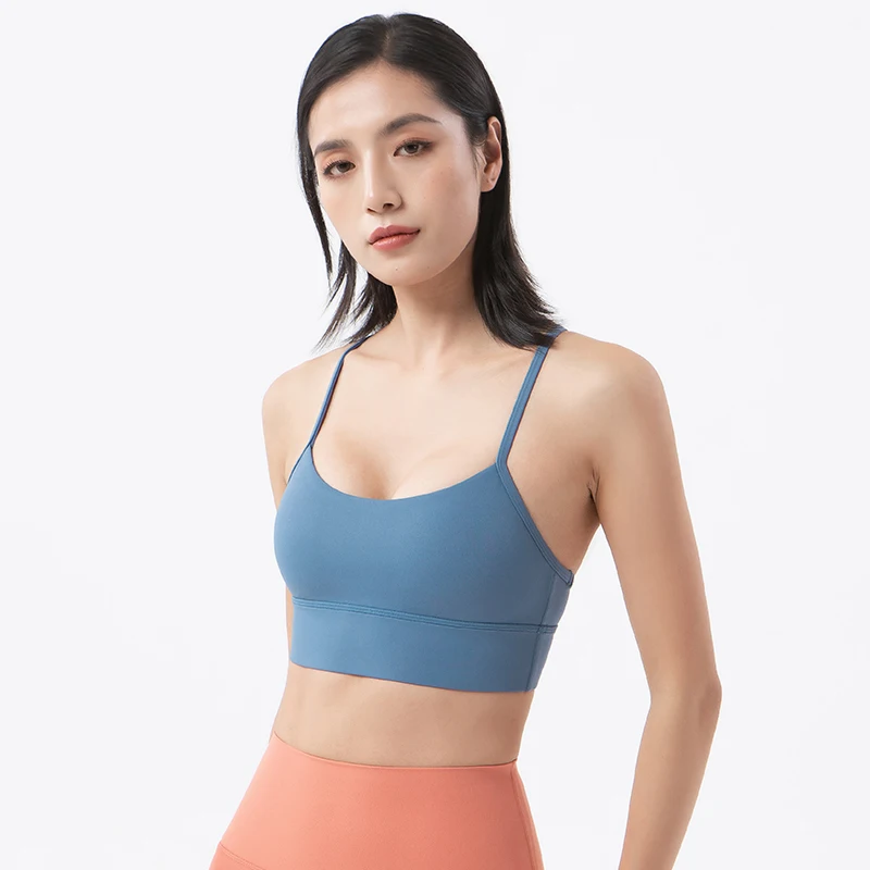 New Sexy Top Sports Yoga Fitness Bras Elastic Women's Bra Y Beauty Back Elastic Breathable Female Underwear Tops For Women