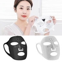 new electronic mask microcurrents face lift skin whiten reusable silicone bandage mask gel face massager apparatus anti wrinkle
