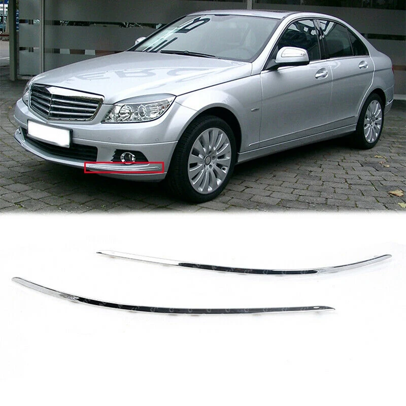 Переднего бампера отделка под давлением 2048850821 2048850721 для Mercedes-Benz W204 C300 C350 2008 2009 2010