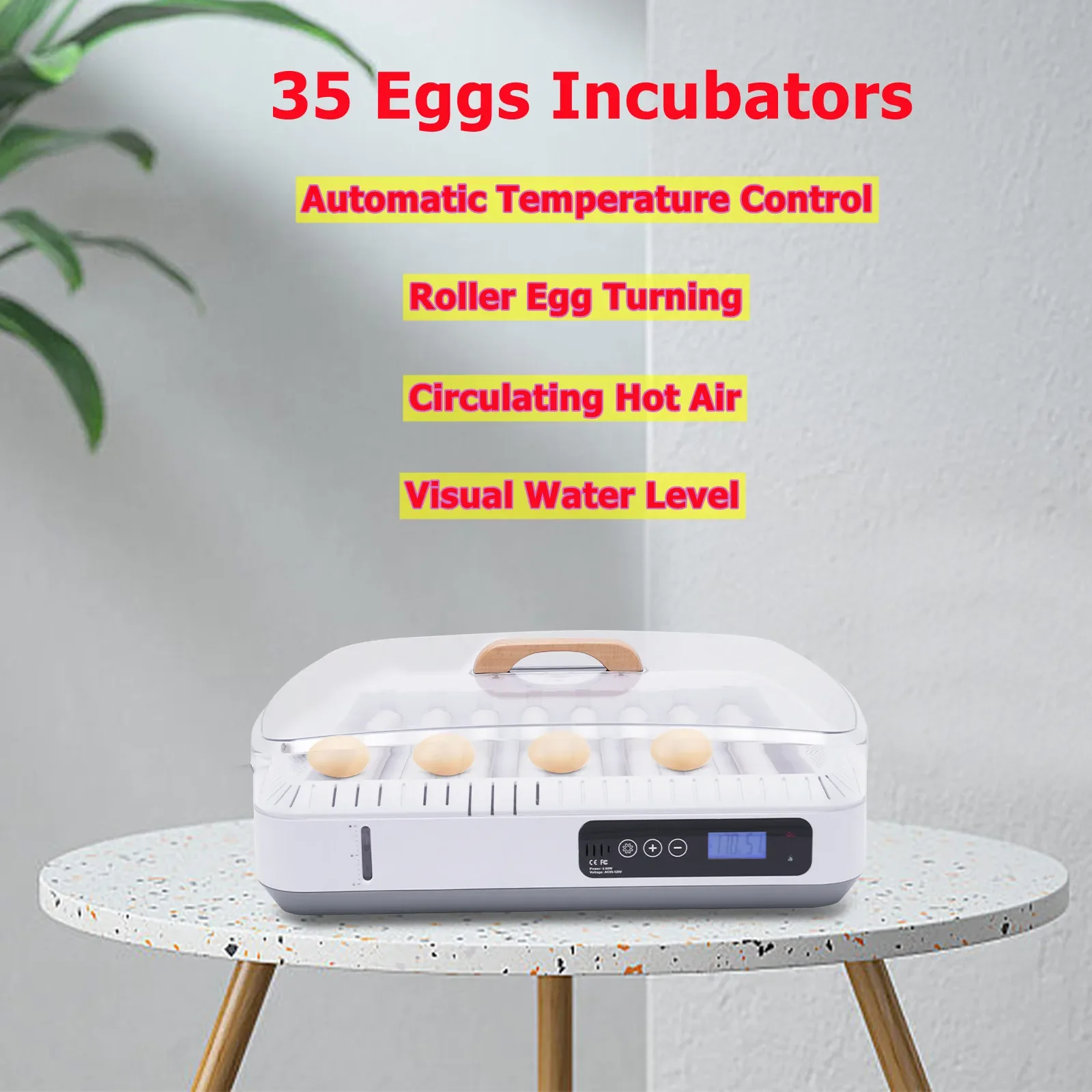 Полностью автоматический инкубатор для яиц 35