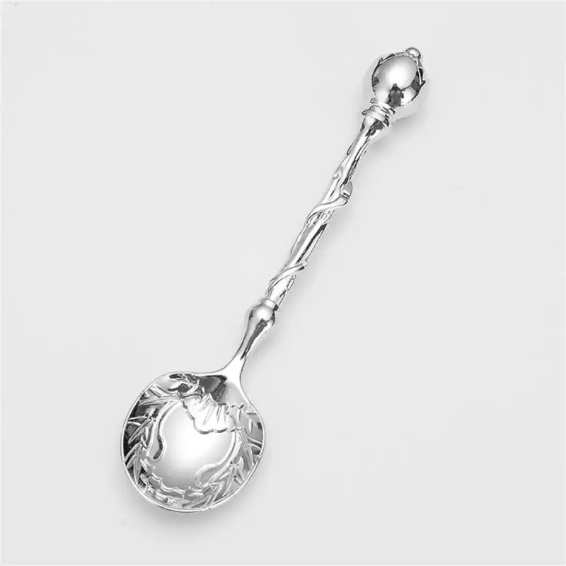 1 ~ 10 шт. чайная ложка винтажные кофейные ложки в восточном стиле ретро резные для