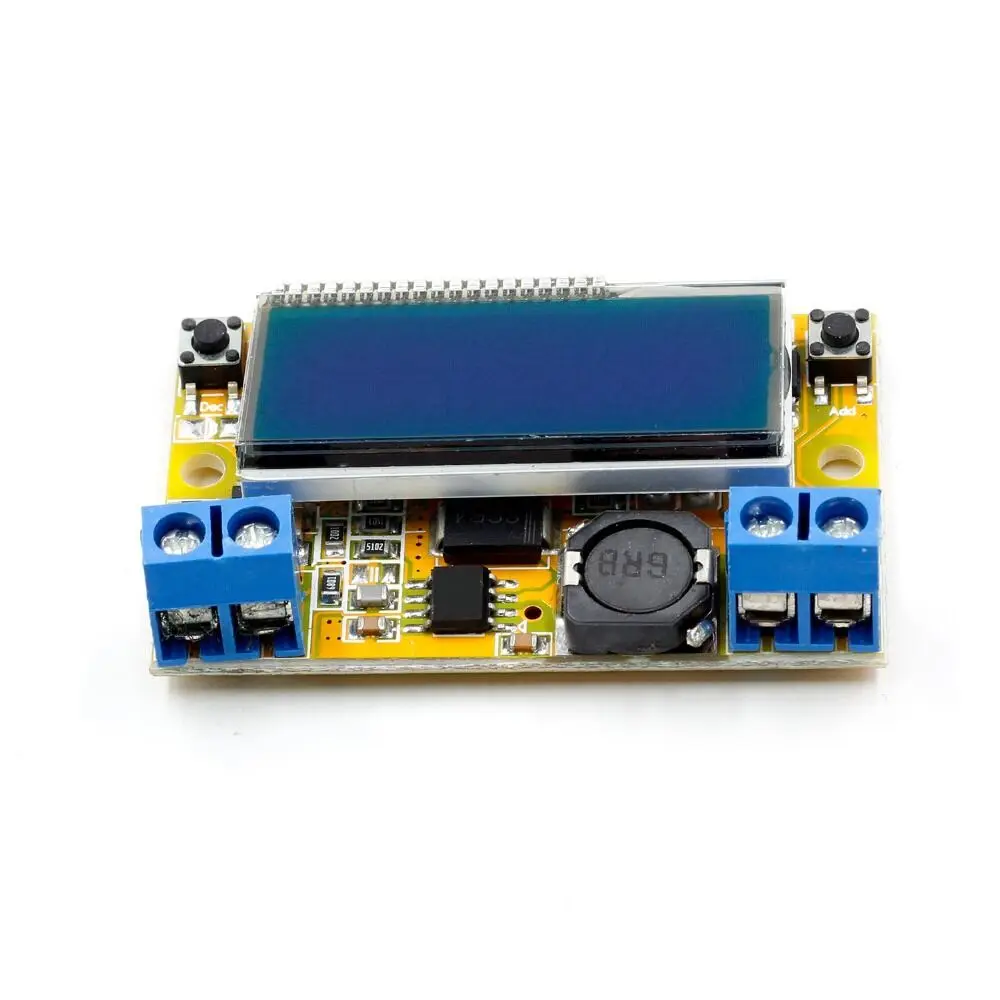 Внешний понижающий преобразователь напряжения с двойным дисплеем 5-23 В до 0-16 5 3 а